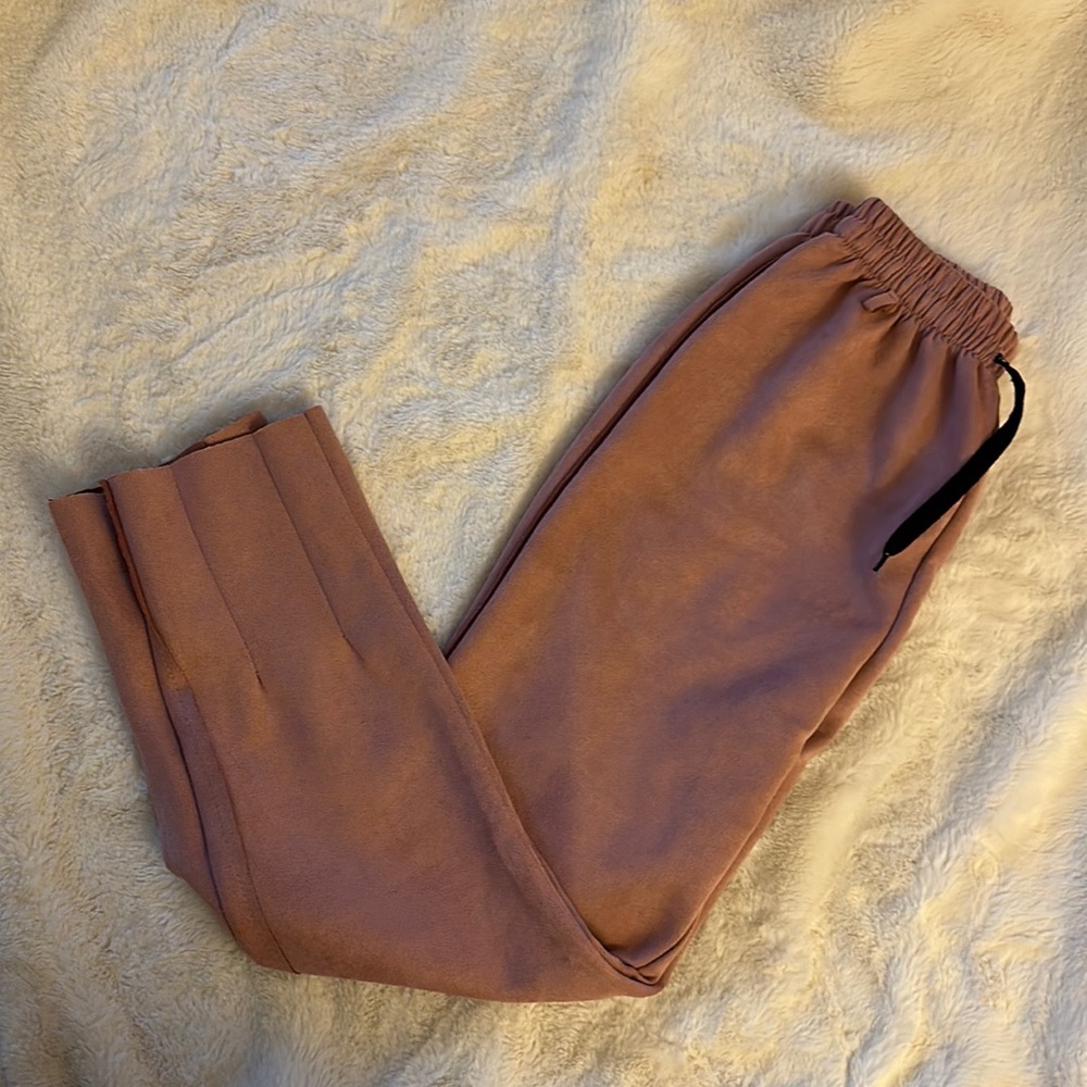 Pink trouser pants